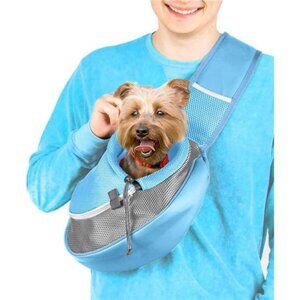 Pet Sling Carrier - Small Dog Puppy Cat Carrying Bag Purse Pouch-For Pooch Doggy
